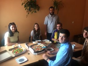 Perfect Italian pizza after the seminar